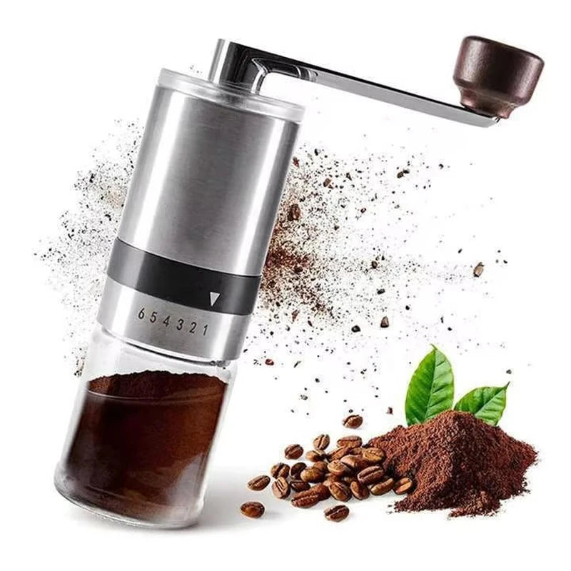 Ceramic Burr Manual Coffee Grinder for Travel Home Espresso Turkish Brew