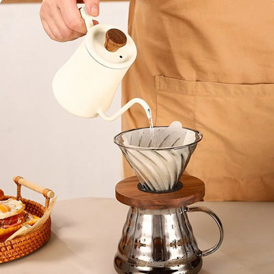 Steel Drip Coffee Kettle Percolator