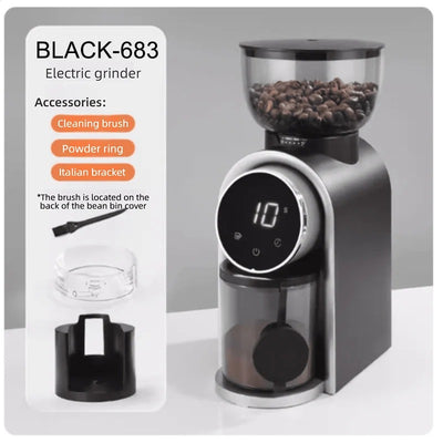 Italian Adjustable Coarseness Electric Coffee Grinder