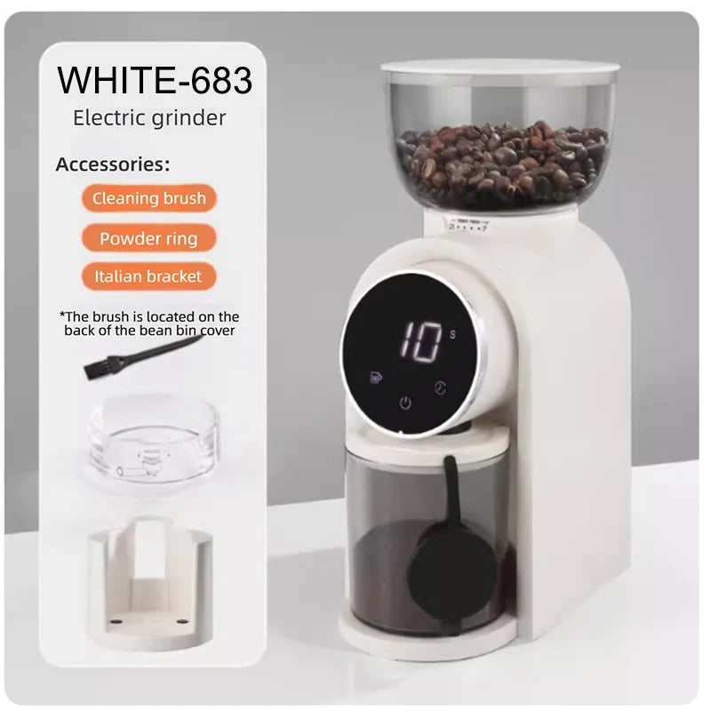 Italian Adjustable Coarseness Electric Coffee Grinder